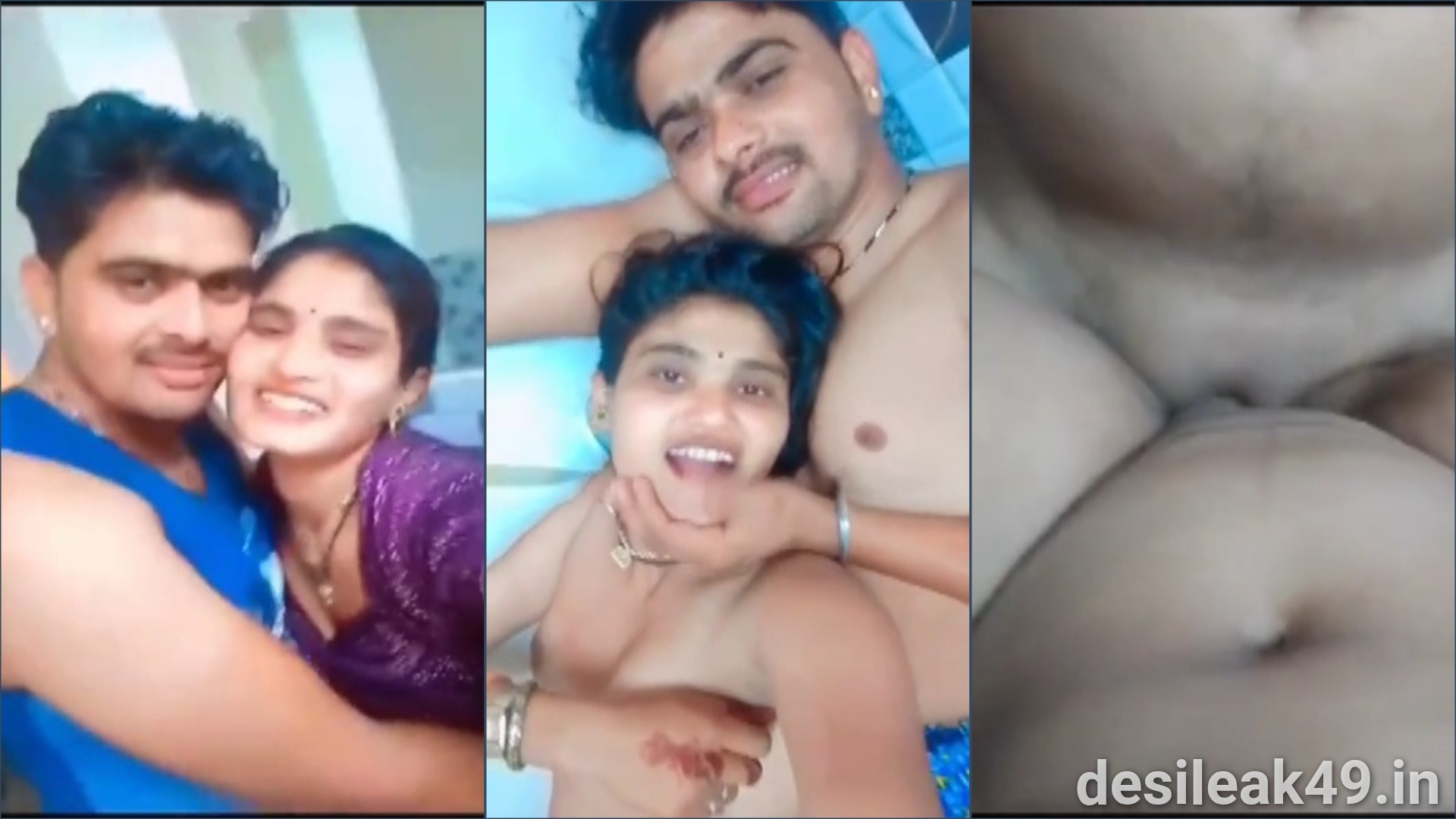 Newly Married Desi Couple Honeymoon Full Nude Romance Sex MMS